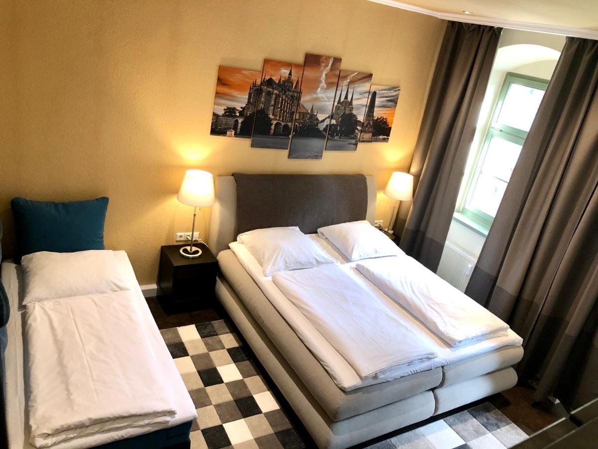 Markthof Am Dom Erfurt Bagian luar foto